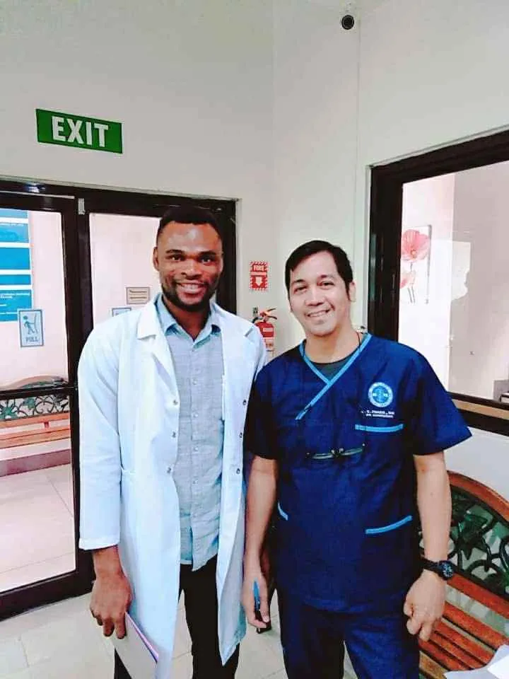 With mentor — St. Clare’s